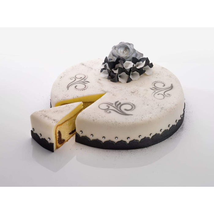 Форма для випічки Zenker Springform Ø 26 см CREME NOIR з антипригарним покриттям, з плоским дном та захистом від протікання, 1 шт.