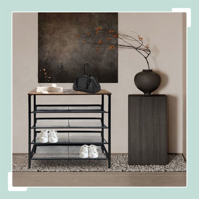 Стелаж для взуття Relaxdays у стилі індустріального лофту