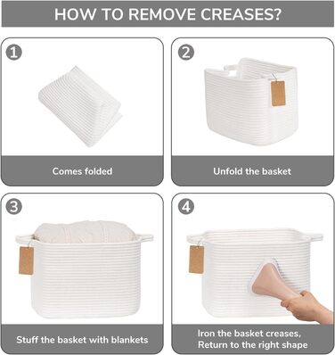 Кошики для зберігання TIMEYARD, декоративні плетені кошики, 3 шт., 33 x 25 x 22,5 см, для іграшок, рушників, подарунків