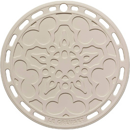 Підставка Le Creuset Tradition з силікону, термостійка до 250°C, діаметр 20 см, колір Meringue