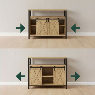 Тумба з розсувними дверцятами Relaxdays