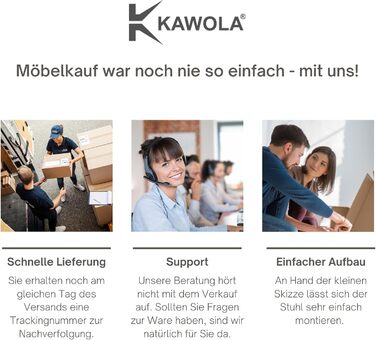 Крісло-гойдалка KAWOLA Stella - сучасне, світло-сіре, ергономічне крісло з тканинним покриттям та підлокітниками, дизайн-гойдалка для вітальні, крісло-гойдалка з дубовими ніжками