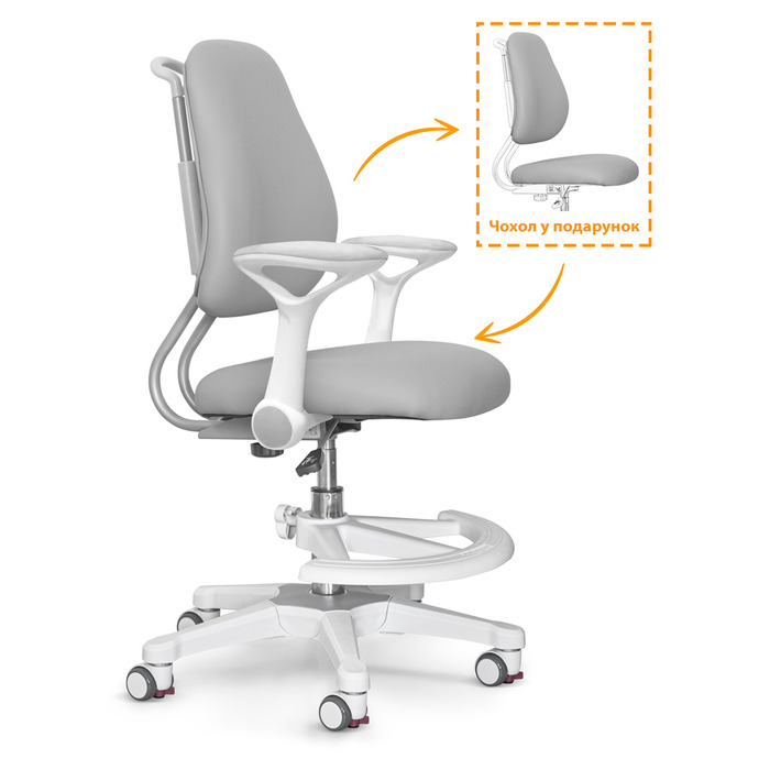Дитяче крісло ErgoKids Mio Ergo Grey (арт.Y-507 G)