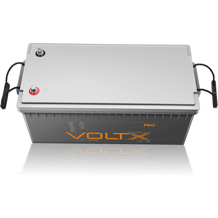 Літієва батарея VoltX LiFePO4 200Ah 12V 2 упаковки, 200A BMS, 4000 циклів зарядки, заміна свинцево-кислотного продукту