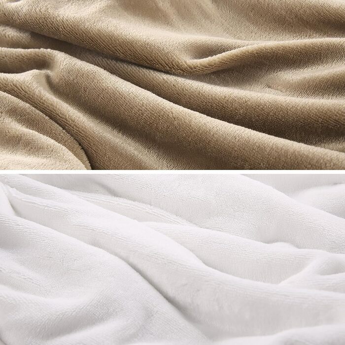 Електричний ковдрик-плед з 4 рівнями нагріву та автовимкнення через 6 годин, 130x180 см, м'який фланель, для зігрівання тіла, машинне прання