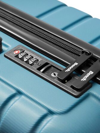 Набір валіз Bench Hartgepäck Seattle 3-ті, Nordic-blue | ABS, TSA-замок, 4 колеса | Чоловічий/Жіночий