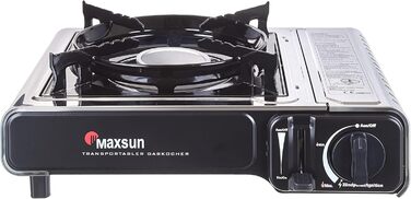 Газовий балонний нагрівач Maxsun з нержавіючої сталі з кейсом