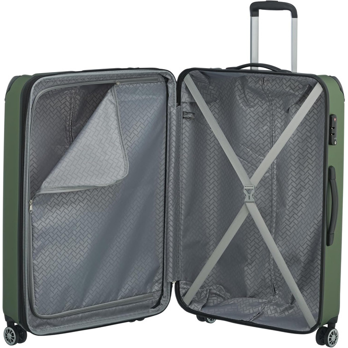 Чемоданний набір Travelite City з 4 колесами, зелений (L/M)