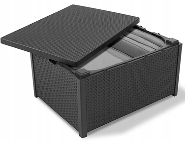 Комплект садових меблів Curver із пластику, сірий, 4 предмети