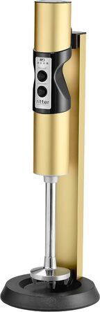 Акумуляторний ручний блендер, занурювальний блендер з батареєю з суцільнометалевого матеріалу, Зроблено в Німеччині, Золото, 7 Plus