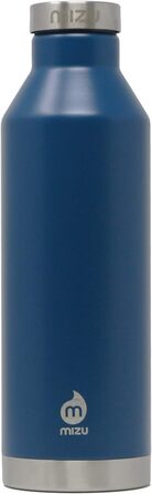 Пляшка для води V8 750 мл з нержавіючої сталі з вакуумною ізоляцією з подвійними стінками Вузький отвір із герметичним ковпачком Кілька кольорів Не містить бісфенолу А (блакитний океан)