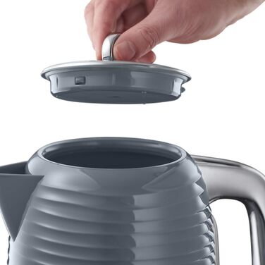 Набір Russell Hobbs Inspire Grey: тостер, чайник та кавоварка
