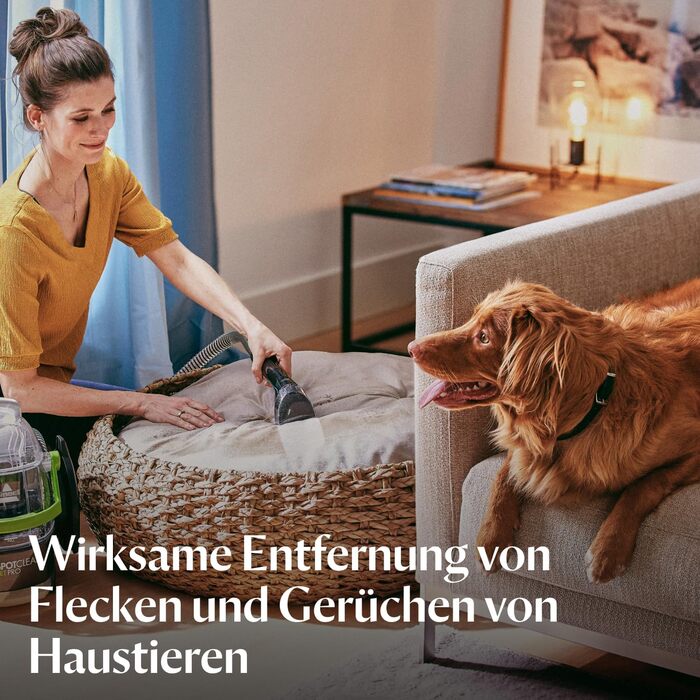 BISSELL SpotClean Pet Pro: портативний мийник для килимів та м'яких меблів для власників домашніх тварин. Потужний 750W, 15585 SpotClean PetPro