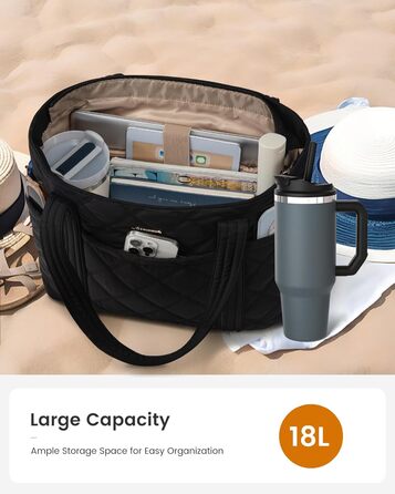 LOVEVOOK Сумка-шоппер для жінок, містка сумка-тоут, 15.6