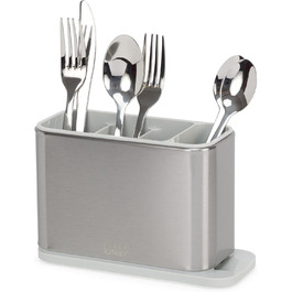 Стильний органайзер для столових приборів Joseph Joseph Surface, нержавіюча сталь, сірий