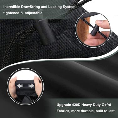 Водонепроникний чохол для садово-патіо меблів RICHIE 170x95x71 см (420D Oxford)