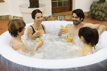 Надувний гідромасажний басейн-джакузі Bestway Lay-Z-Spa Miami AirJet Whirlpool для 2-4 осіб, 180 x 66 см