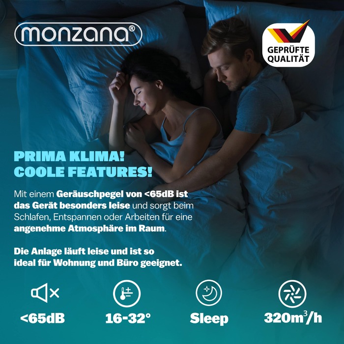 Мобільний кондиціонер MZKA2600 додаток White, голосове керування