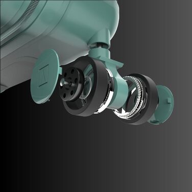 Набір валіз NUMADA Upfly T10 3 шт. ABS: ручна валіза 55x40x20 см, середній кофр 66x44x26 см, косметичка. Набір валіз, міцний та безпечний