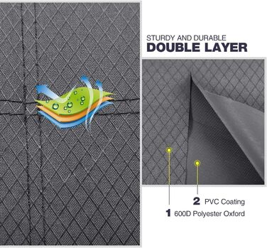 Розкладне кемпінгове ліжко REDCAMP XXL, посилене ліжко для відпочинку (ширина 71 см, навантаження до 226 кг), сіро-чорне