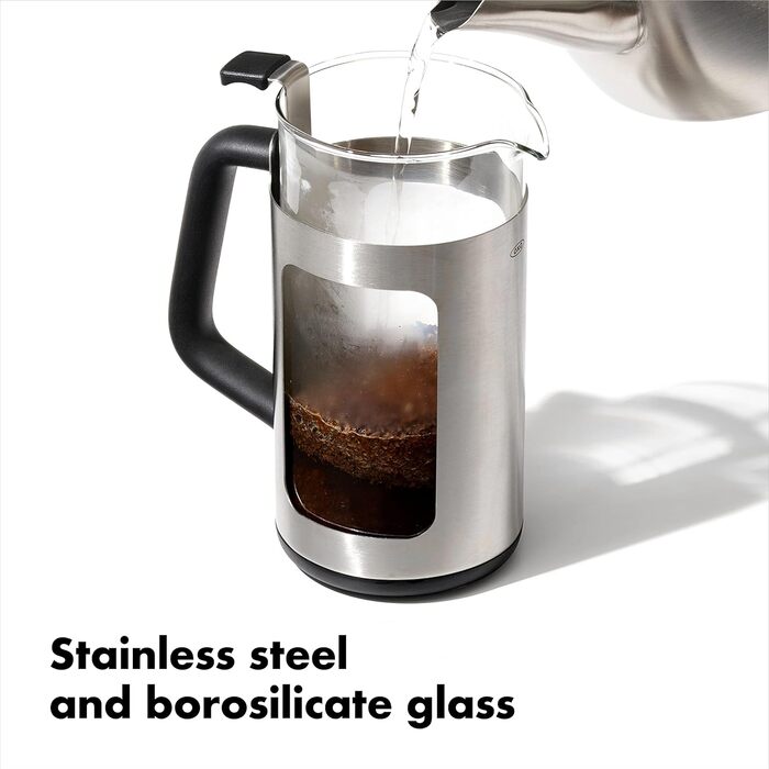 OXO French Press з нержавіючої сталі - 900 мл, кавомашина