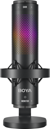 Мікрофон конденсаторний зі зміною діаграми спрямованості BOYA K9 RGB Black