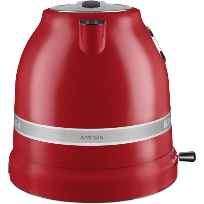 Електричний чайник KitchenAid з регулюванням температури 50-100°C, 1.5L, з фільтром від накипу, нержавіюча сталь (імперський червоний)