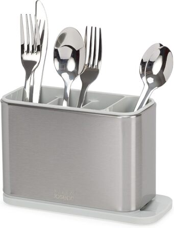 Стильний органайзер для столових приборів Joseph Joseph Surface, нержавіюча сталь, сірий