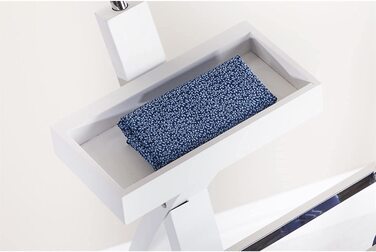 Сучасний чоловічий вішак для одягу з полицею для штанів та місцем для прикрас, білий