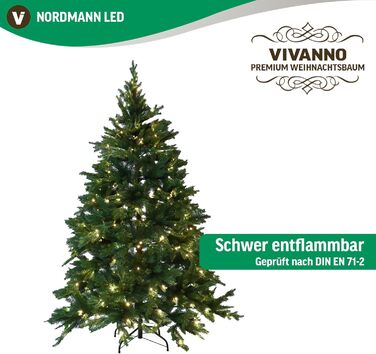 Штучна ялинка з підсвічуванням Premium Nordmann Fir 270 см LED