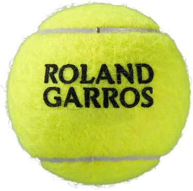 Унісекс для дорослих Ролан Гаррос Всі корти Тенісні м'ячі жовті 3 м'ячі (упаковка з 4 шт. ) Одинарний