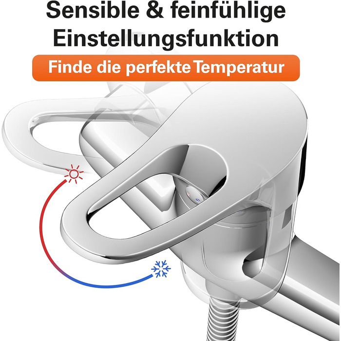 Змішувач для ванної кімнати EISL Verona з витяжною штангою та комплектом зливу, однорідний змішувач для раковини, хром