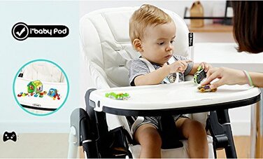 Високий стільчик для годування Star iBaby Pod Giraffe, для малюків