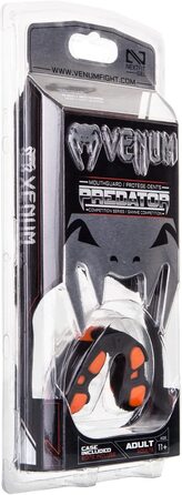 Капа Venum Predator (універсальний, чорний / неоново-Помаранчевий)