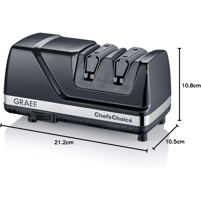 Точило для ножів GRAEF CX110, кут заточування 15°