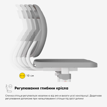 Комплект Evo-kids (стілець+стіл+полиця+лампа) Evo-17 G Ergo (арт. Evo-17 G Ergo)