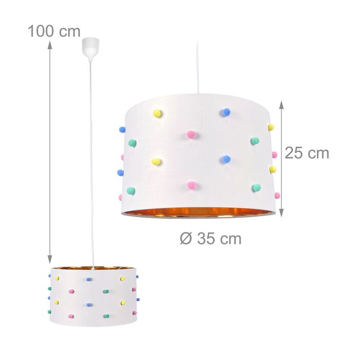 Лампа-підвісниця Relaxdays для дитячої кімнати 