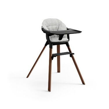 Дитячий стільчик Stokke Clikk, Black/Warm Brown - комплект з підносом та ременем безпеки, 6-36 місяців