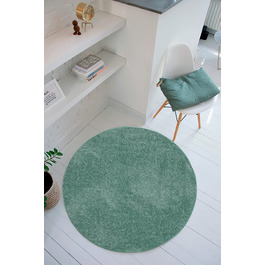 Килим для дому Carpet Studio круглий 130 см зелений