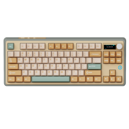 Бездротова механічна клавіатура Ajazz AK870 Jasmine Switch - Yellow (AK870-JS-YWG)