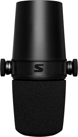 Динамічний XLR мікрофон Shure MV7X для подкастингу та вокалу, професійна якість, Voice Isolation, чорний