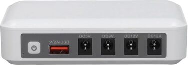 Mini UPS джерело безперебійного живлення, 6000mAh, для роутера, модему, LED-освітлення, CCTV-камери, EU-штекер