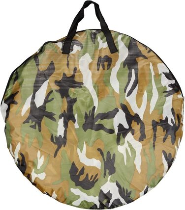 Намет для душу Costway, шатрів для передягання, туалетів, кемпінгу, відпочинку на природі, 120x120x190 см, зелений (Flecktarn)