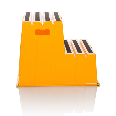 Ступенева підставка TIO-E2, пластик, жовта, hjh OFFICE