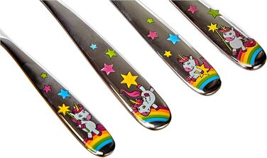 Набір дитячого посуду WMF Paw Patrol 6-частинний з нержавіючої сталі, від 3 років, Cromargan® та набір посуду з єдинорогом