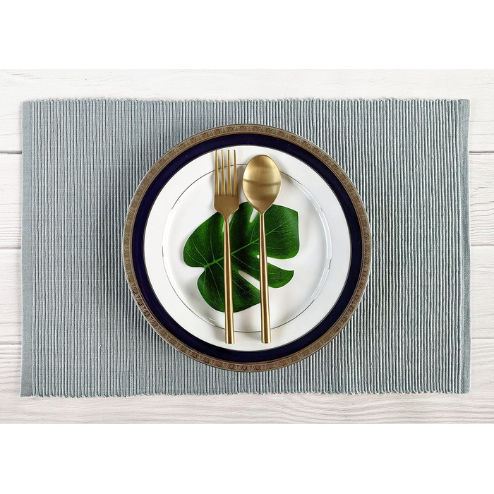 Тканинні серветки на стіл AVKA Studio, 33 x 48 см, сірі, 4 шт. - 100% бавовна, для дому та свят