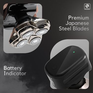 Електробритва Skull Shaver Pitbull Silver PRO SX5 для голови та обличчя