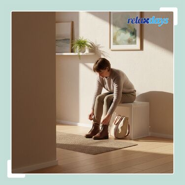 Мінімалістична лавка з бамбука Relaxdays