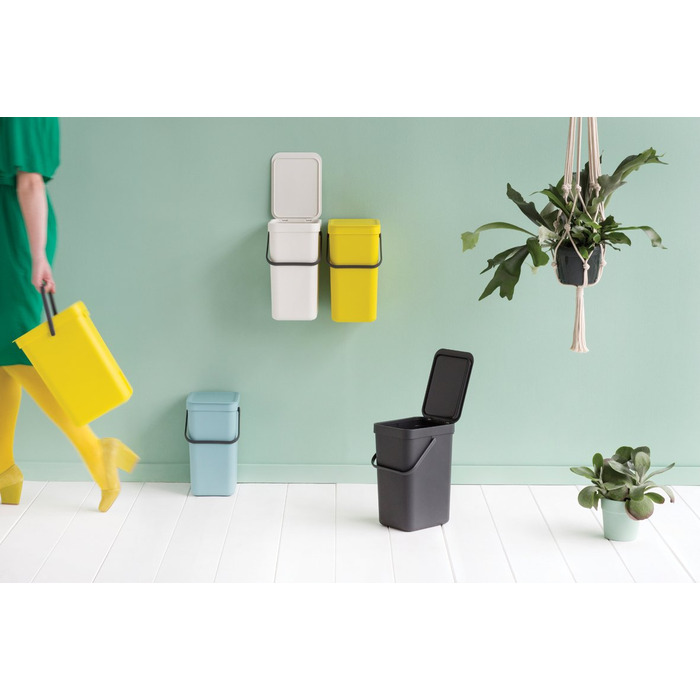 Контейнер для сміття жовтий 16 л Sort&Go Brabantia