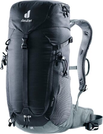 Туристичний рюкзак deuter Unisex Trail 18 (1 упаковка) (18 л, чорно-сланець)